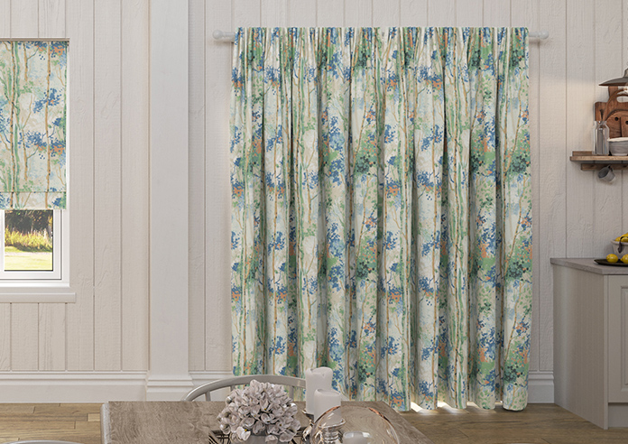 Silver Birch, Sapphire - Made to Measure Curtains - Image 7